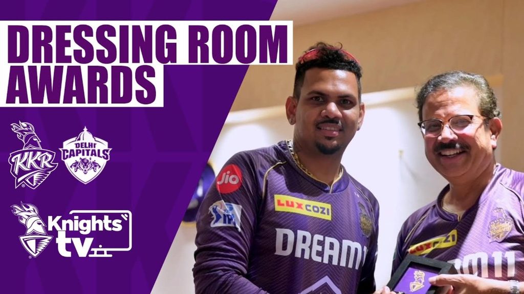 Dressing Room Awards By Ceo Venky Mysore After Winning The Kkr Dc Clash